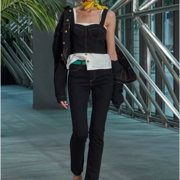 Sequin Crop Top Party Celebration Evening Cruise Black Medium - Picture 5 of 6